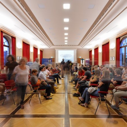 Unterhausdebatte bei der Langen Leopoldina Nacht in Halle (Foto Leoplodina)